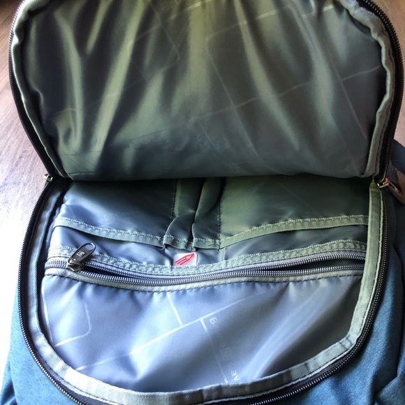 Bruno Cavalli Laptop Backpack Blue 15.6 Inch USB Charging Pockets Padded - Picture 7 of 11